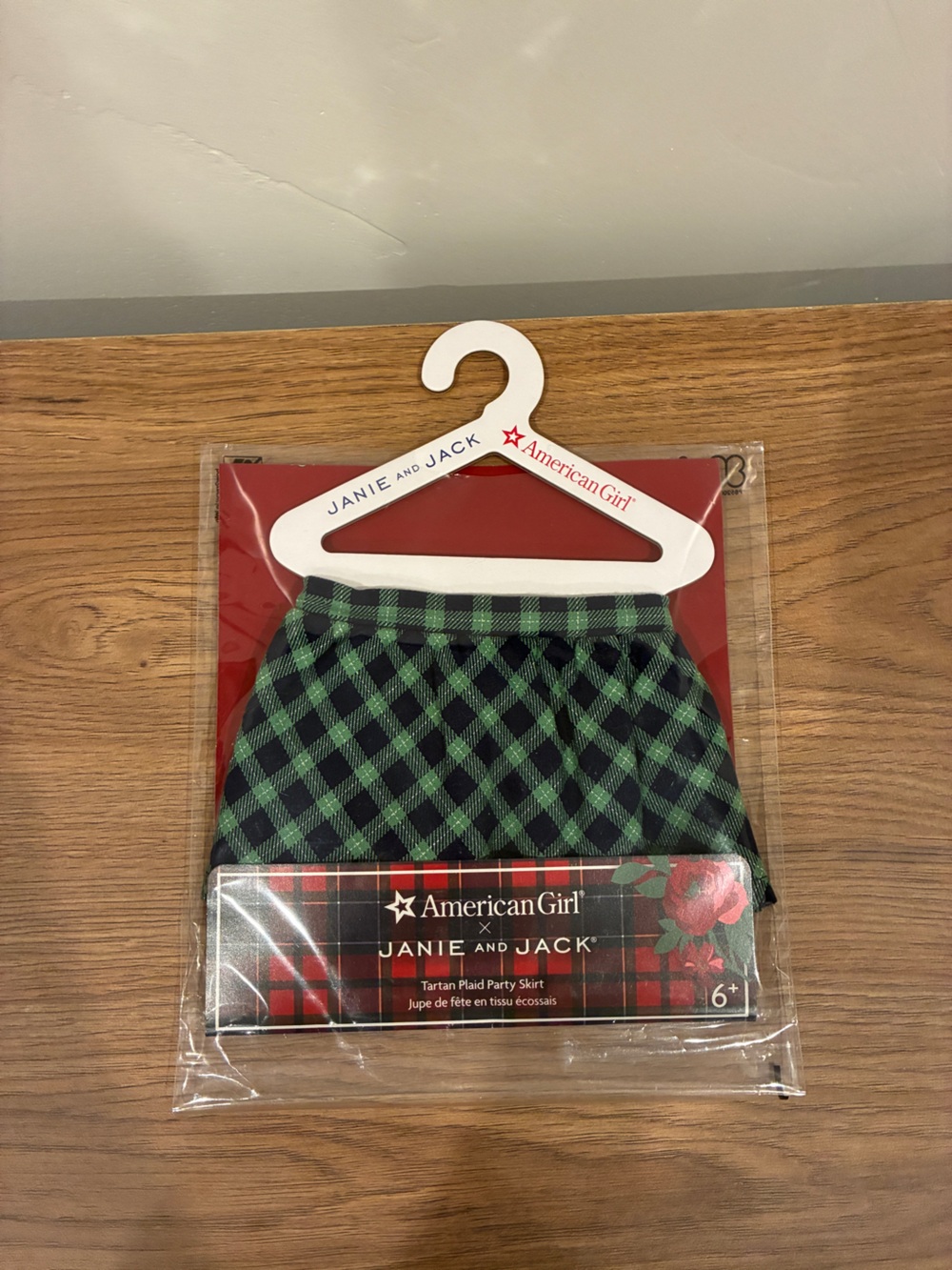 American Girl x Janie and Jack Tartan Plaid Party Skirt